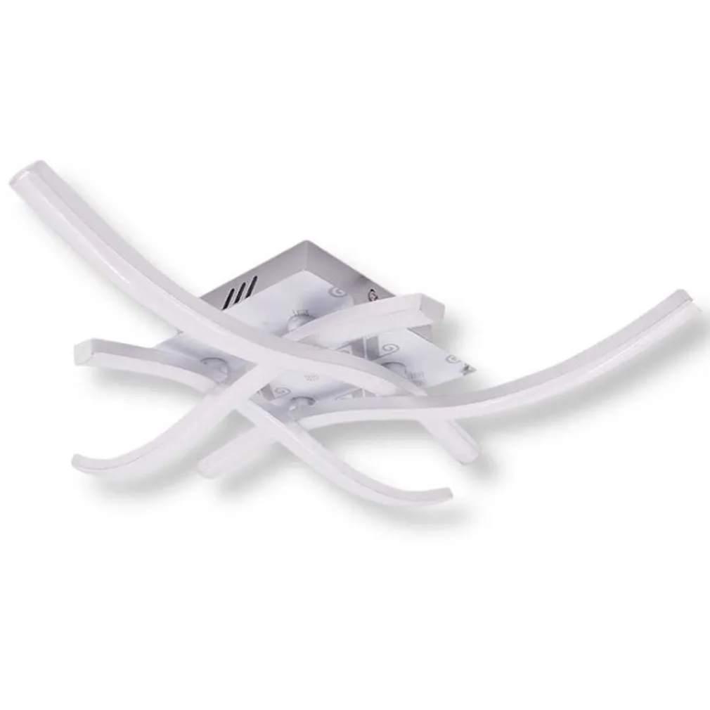 LAMPADARIO PLAFONIERA LED MODERNO A SOFFITTO 35 WATT 4 BRACCI ONDULATI CCT 3IN1 C05-3C