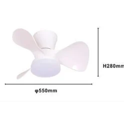 LAMPADARIO PLAFONIERA VENTILATORE SOFFITTO LED IP20 LUCE 3000-6500K BIANCO 42288