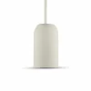 LAMPADARIO PORTALAMPADA PENDENTE LAMPADA A SOSPENSIONE COLORE BIANCO VT-7668