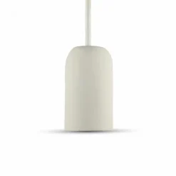 LAMPADARIO PORTALAMPADA PENDENTE LAMPADA A SOSPENSIONE COLORE BIANCO VT-7668