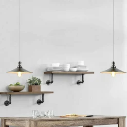 LAMPADARIO SOFFITTO PORTALAMPADA PENDENTE VINTAGE RETRO' CAVO TELATO E27 CROMATO