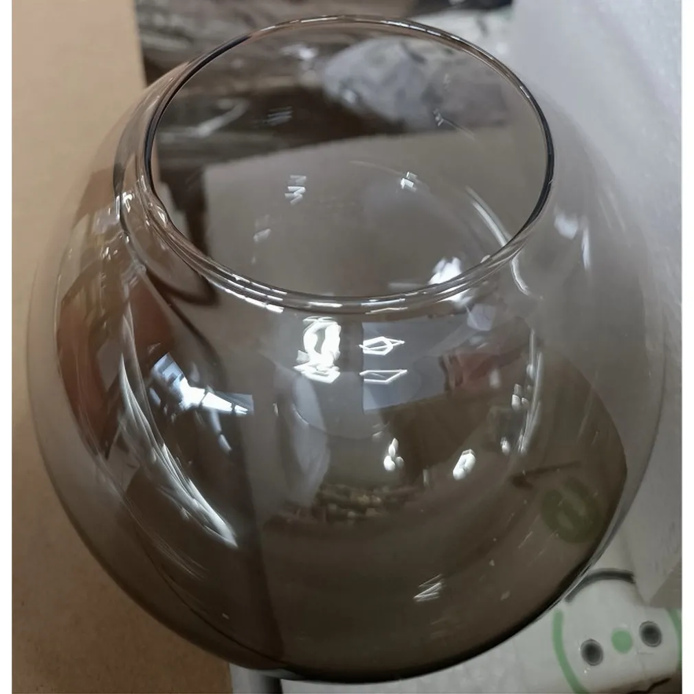 LAMPADARIO SOSPENSIONE 6 SFERE ATTACCO E27 IN VETRO LAMPADA IN METALLO NERO 71669