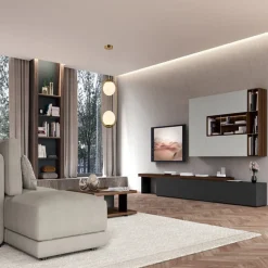 LAMPADARIO SOSPENSIONE OVALE BRONZO CON DUE SFERE IN VETRO METALLO LAMPADA ATTACCO G9 A33