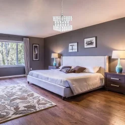 LAMPADARIO SOSPESO CUBO INTRECCIATO CON CRISTALLI LAMPADA LUCE E27 ARGENTO 32408