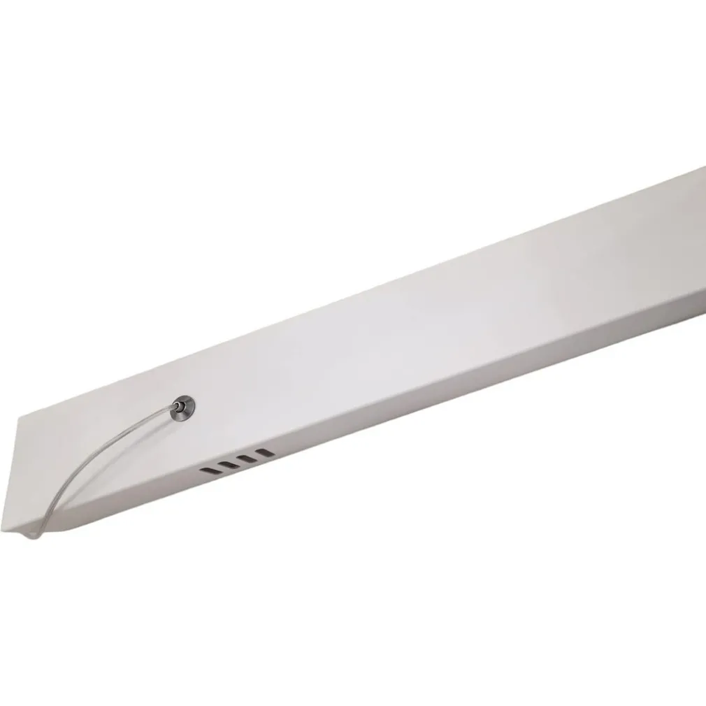 LAMPADARIO SOSPESO LED 65W BIANCO SPIRALE ONDULATO VORTICE ORIZZONTALE LUCE 3000K-6500K 01141