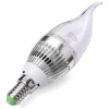LAMPADINA A CANDELA COLPO DI VENTO DA 3W ATTACCO E14 BULBO PICCOLO LUCE CALDA