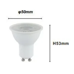LAMPADINA A LED LAMPADA ATTACCO GU10 7W 715LM BIANCO LUCE FREDDA 6500K IP20 00472