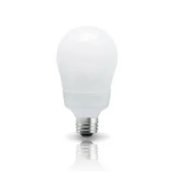 LAMPADINA A RISPARMIO ENERGETICO FORMA STANDARD 8 WATT E27 LUCE CALDA GLOBETTO