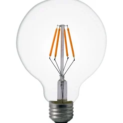 LAMPADINA E25 GLOBO TONDA LED 8W LAMPADA DAYLIGHT 800lm CLASSE ENERGETICA A LUCE