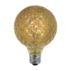 LAMPADINA FILAMENTO SFERA AMBRA E27 4W STILE VINTAGE RETRO LUCE DECORATIVA TD-OC