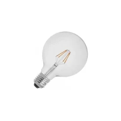 LAMPADINA GLOBO TRASPARENTE FILAMENTO A LED ATTACCO E27 6W LUCE CALDA V-TAC