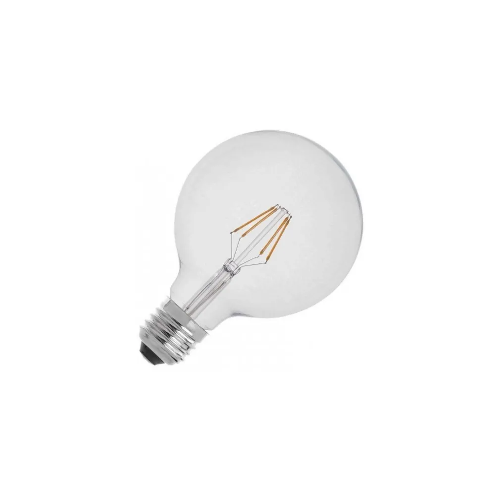 LAMPADINA GLOBO TRASPARENTE FILAMENTO A LED ATTACCO E27 6W LUCE CALDA V-TAC