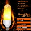 LAMPADINA LAMPADA A LED BULB EFFETTO FIAMMA FUOCO MOVIMENTO ATTACCO E27 5W WATT
