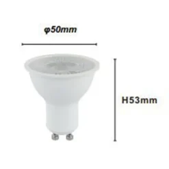 LAMPADINA LAMPADA A LED GU10 5 WATT 715 LM BIANCO LUCE NATURALE 4000K IP20 00519