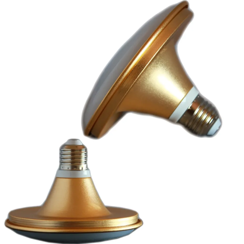 LAMPADINA LAMPADA A LED SMD GLOBO SFERA BULBO 18 30 W 6500K LUCE BIANCA E27 ORO