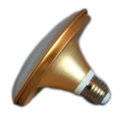 LAMPADINA LAMPADA A LED SMD GLOBO SFERA BULBO 18 30 W 6500K LUCE BIANCA E27 ORO