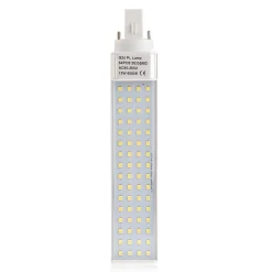 Lampadina Lampada Faretto G24 PL 15W 220V 60 Led Luce Bianco Freddo Caldo