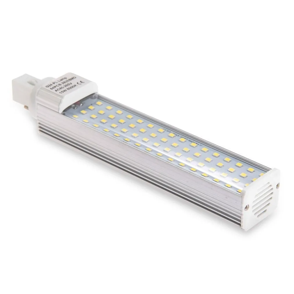 Lampadina Lampada Faretto G24 PL 15W 220V 60 Led Luce Bianco Freddo Caldo