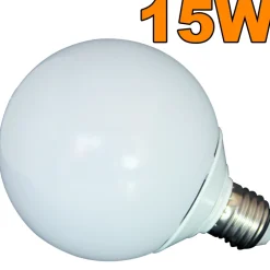 LAMPADINA LAMPADA LED GLOBO G20 SFERA BULBO LUCE FREDDA 15 18W CON ATTACCO E27