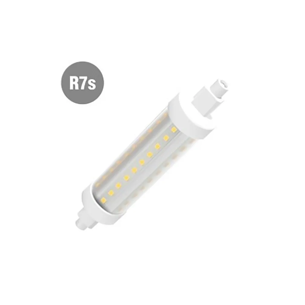 LAMPADINA LAMPADA LED R7S 118MM LED 2835 SOSTITUZIONE ALOGENA 6500K 8W 360°