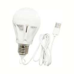 LAMPADINA LAMPADA LED USB 3W 5W 7W 5V LUCE BIANCA PORTATILE CAMPEGGIO EMERGENZA