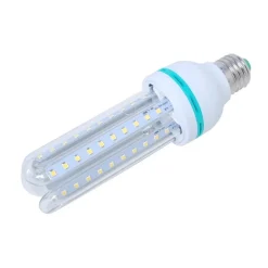 LAMPADINA LAMPADA TUBO LED LUCE BIANCA FREDDA CALDA E27 RISPARMIO 3U 12W
