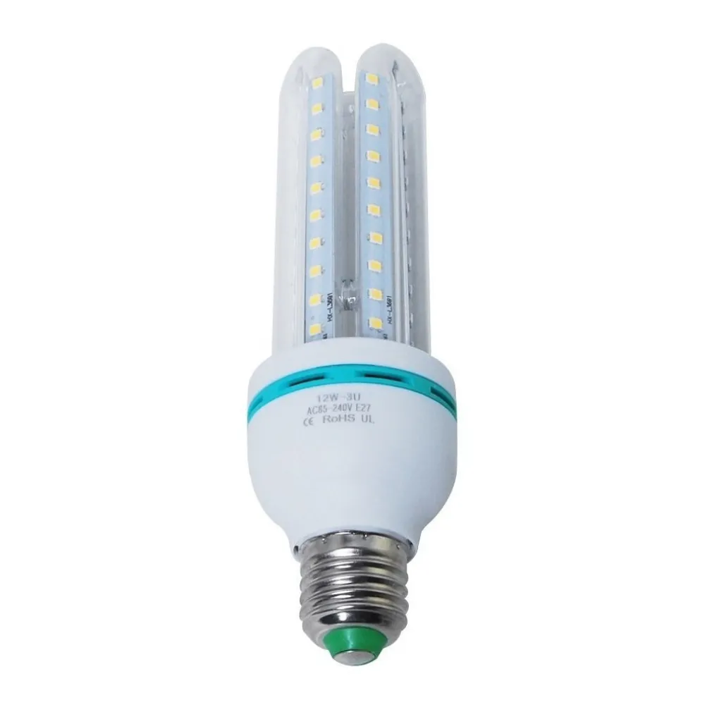 LAMPADINA LAMPADA TUBO LED LUCE BIANCA FREDDA CALDA E27 RISPARMIO 3U 12W