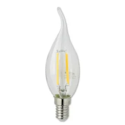 LAMPADINA LED 4 W E14 COLPO DI VENTO LUCE FREDDA NATURALE CALDA 440LM C35A-T