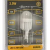 LAMPADINA LED 3.5 WATT ATTACCO G9 COMPATTA LUCE BIANCA CALDA FREDDA NATURALE