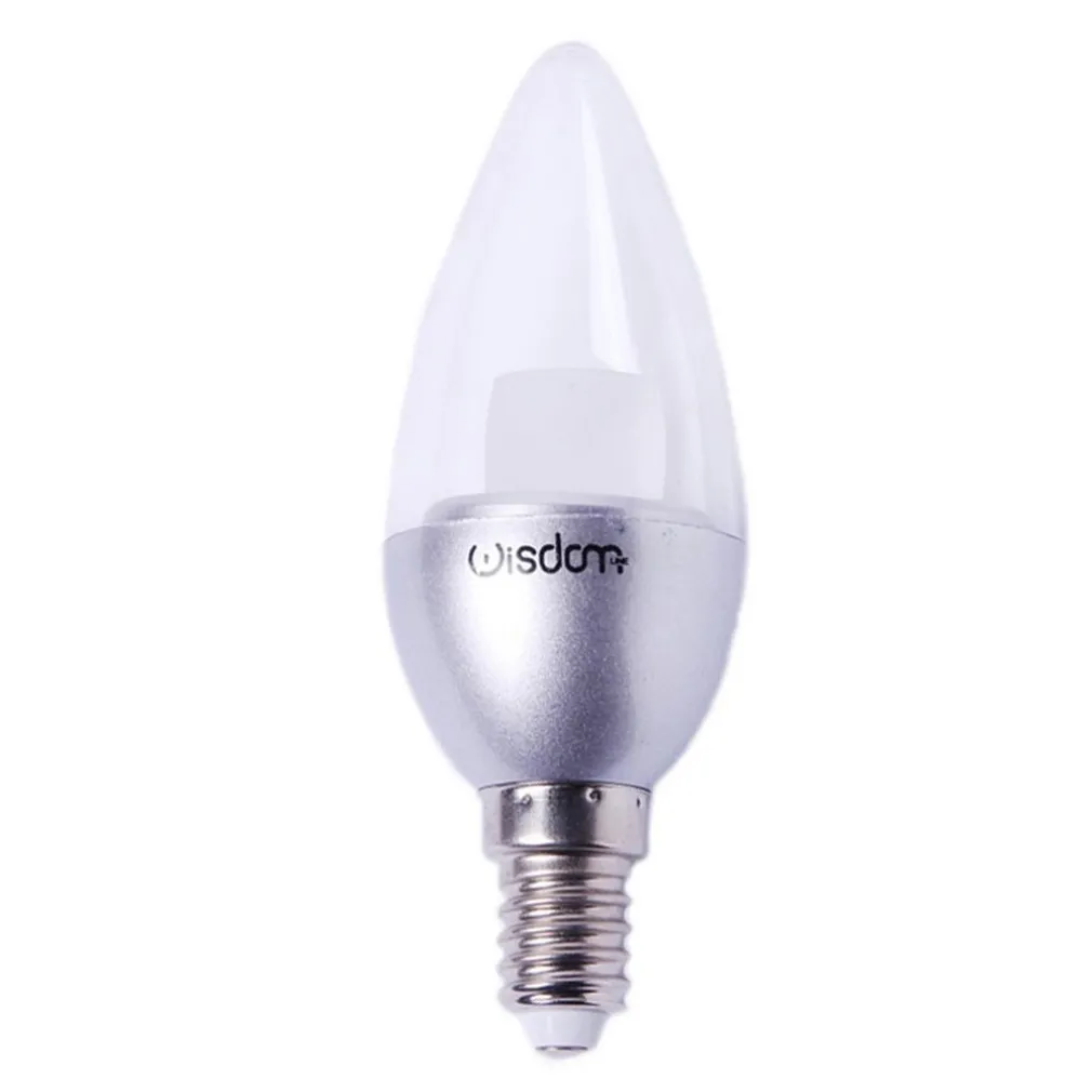 LAMPADINA LED A CANDELA CON ATTACCO PICCOLO E14 DA 4W LUCE FREDDO NATURALE CALDO