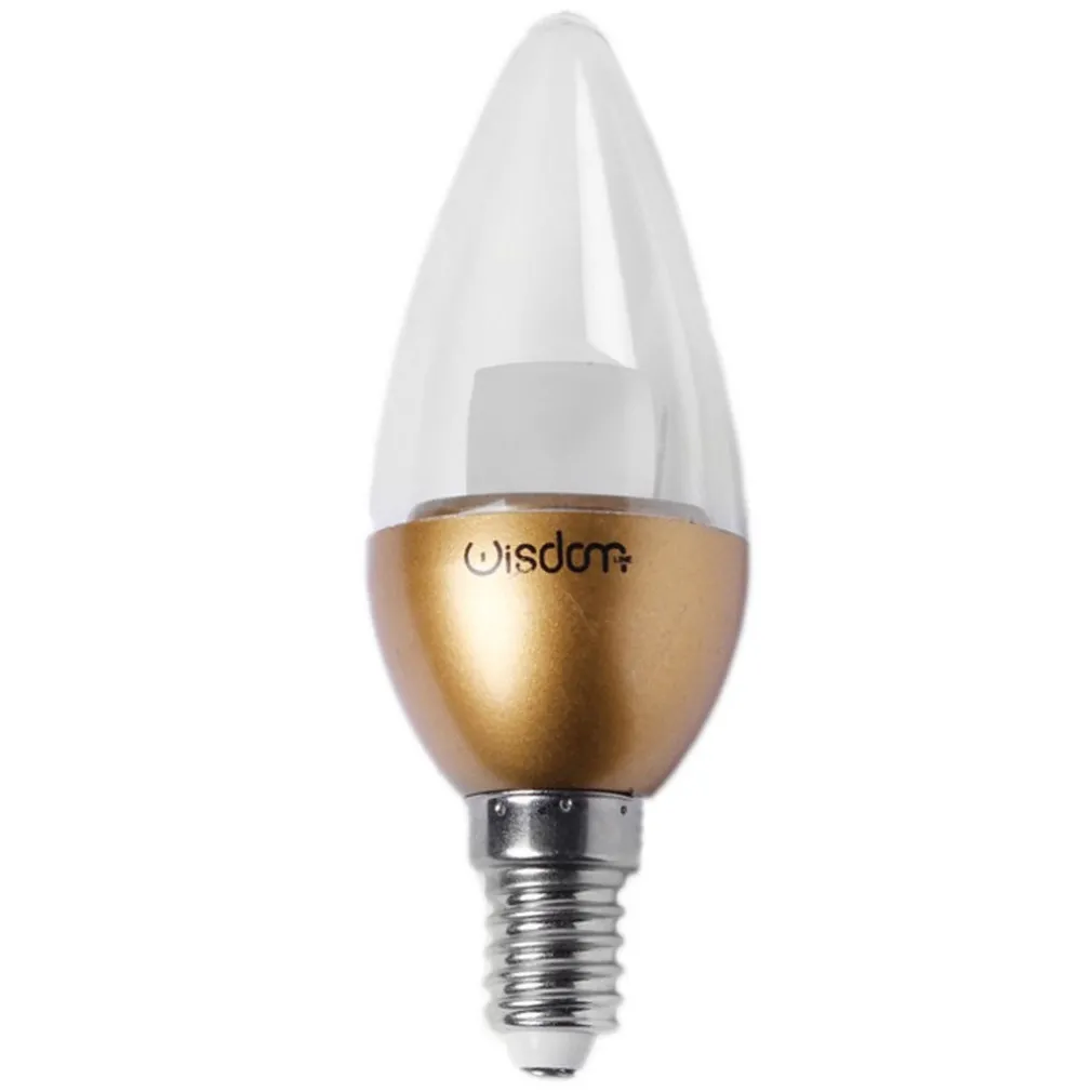 LAMPADINA LED A CANDELA CON ATTACCO PICCOLO E14 DA 4W LUCE FREDDO NATURALE CALDO