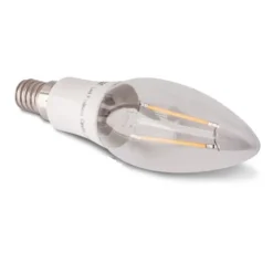 LAMPADINA LED A CANDLA ATTACCO PICCOLO E14 4WATT FILAMENTO EFFETTO INCANDESCENZA