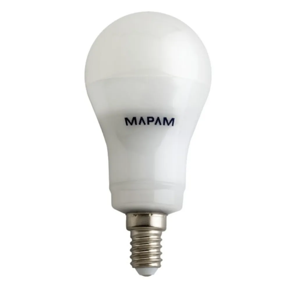 LAMPADINA LED ATTACCO E14 BULBO A55 7 WATT LUCE CALDA 3000K ALTA QUALITÀ 00074