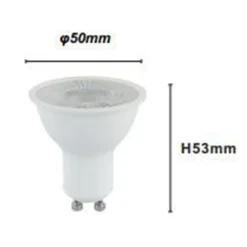 LAMPADINA LED ATTACCO GU10 9 W LUCE NATURALE 4000K 913 LM BIANCO LAMPADA IP20 00458