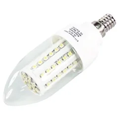 LAMPADINA LED CON 60SMD E14 9W LUNGA DURATA - LUCE CALDA E FREDDA SILURO