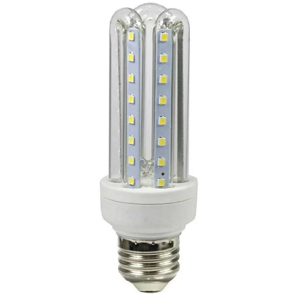 LAMPADINA LED E27 20 W LAMPADA TUBOLARE LUCE CALDA FREDDA NATURALE U-20W