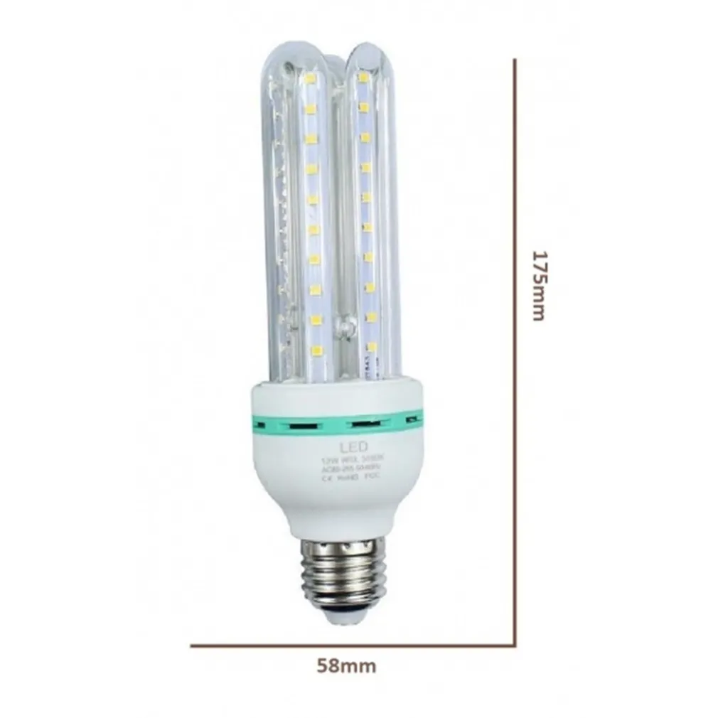 LAMPADINA LED E27 20 W 4U 1900LM TUBOLARE TUBO LINEARE LUCE CALDA FREDDA NATURALE