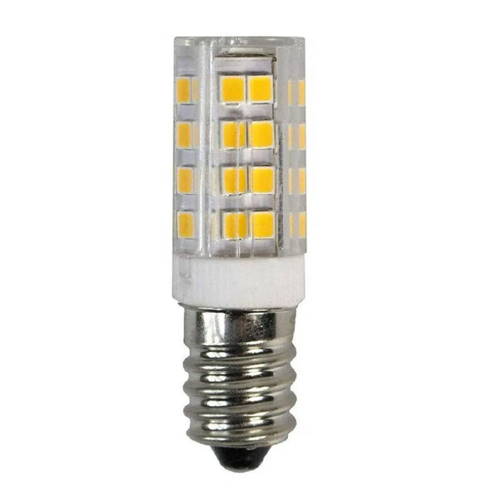 LAMPADINA LED E14 5 WATT 51 LED SMD LUCE 6500K 3000K 4000K 500 LUMEN 220V E14-01