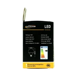 LAMPADINA LED E27 A GLOBO G95 18 W LUCE BIANCO CALDO FREDDO NATURALE G95-02