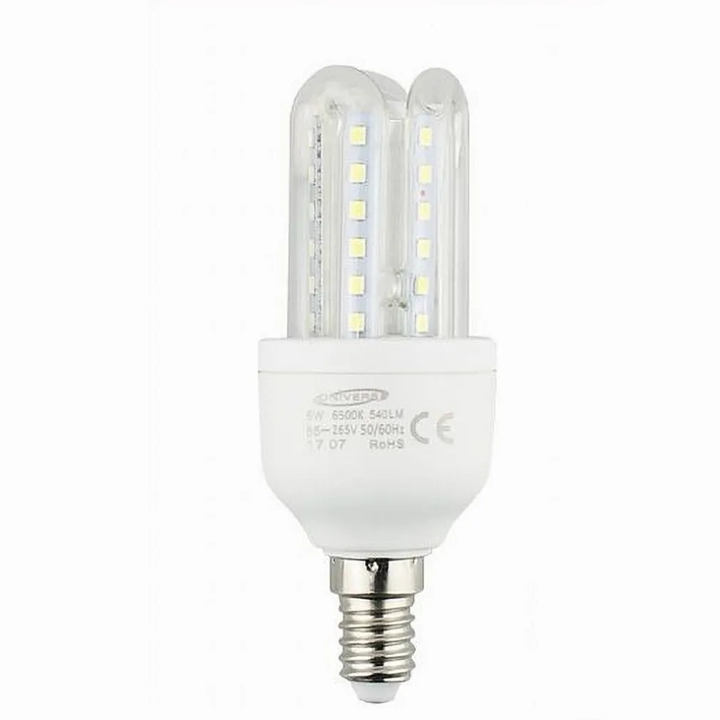 LAMPADINA LED E14 3U 6 WATT LUCE CALDA 3000K FREDDA 6500K NATURALE 4000K 3U-02