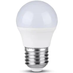 LAMPADINA LED E27 220V BULBO GRANDE GLOBETTO G45 DA 4W LUCE BIANCO FREDDO VT1830