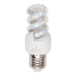 LAMPADINA LED E27 11W 1045LM TORTIGLIONE VORTICE SPIRALE LUCE FREDDA NATURALE CALDA