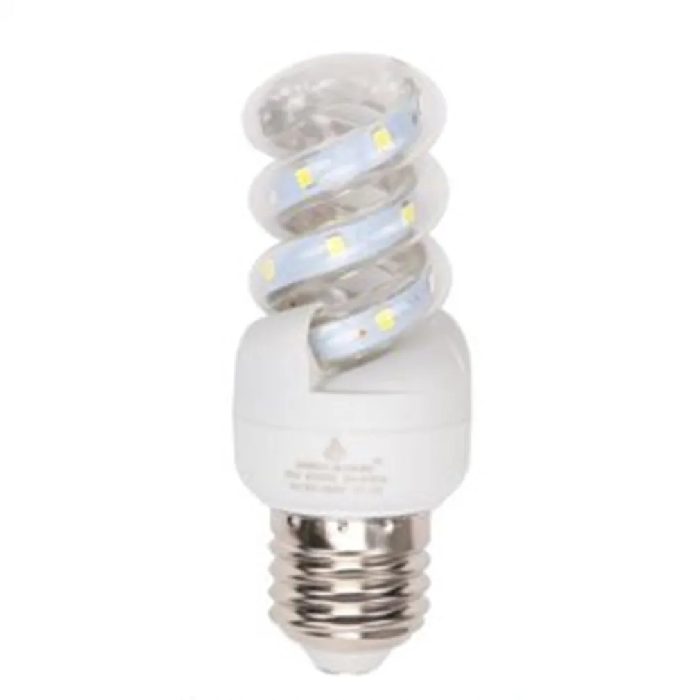 LAMPADINA LED E27 9W 885LM TORTIGLIONE VORTICE SPIRALE LUCE FREDDA NATURALE CALDA