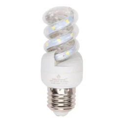 LAMPADINA LED E27 5W 475LM TORTIGLIONE VORTICE SPIRALE LUCE FREDDA NATURALE CALDA