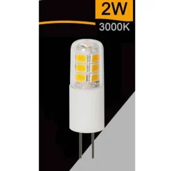 LAMPADINA LED G4 AC/DC 12V 2 WATT 250 LM LUCE 3000K 6500K 4000K SPARDC-G4-2W-002