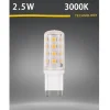 LAMPADINA LED G9 SPOTLIGHT 2.5W TUBOLARE LUCE CALDA FREDDA NATURALE 250LM G9-2.5W