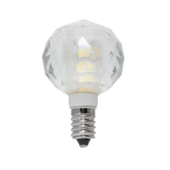 LAMPADINA LED GLOBO E14 VETRO CRISTALLO LAMPADA 6WATT LUCE CALDA FREDDA NATURALE
