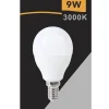 LAMPADINA LED GLOBO G45 E14 9W LUCE FREDDA 6500K CALDA 3000K NATURALE 4000K G45T-9W