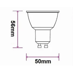 LAMPADINA LED GU10 10WATT FARETTO SPOTLIGHT 110° LUCE 3000K 4000K 6500K GU10-10W