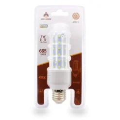 LAMPADINA LED JN23 ATTACCO E27 7W 3U LUCE NATURALE 4000K TUBOLARE LINEARE 665LM 87316